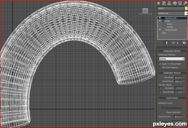 Creation of Tubular Ball: Step 1